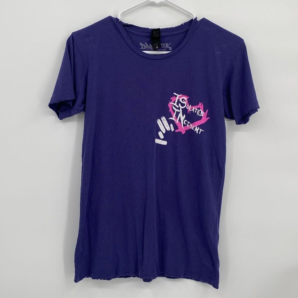 Dane Cook Isolated Incident Comedy Tour Purple T-shirt Short Sleeve Tee Large